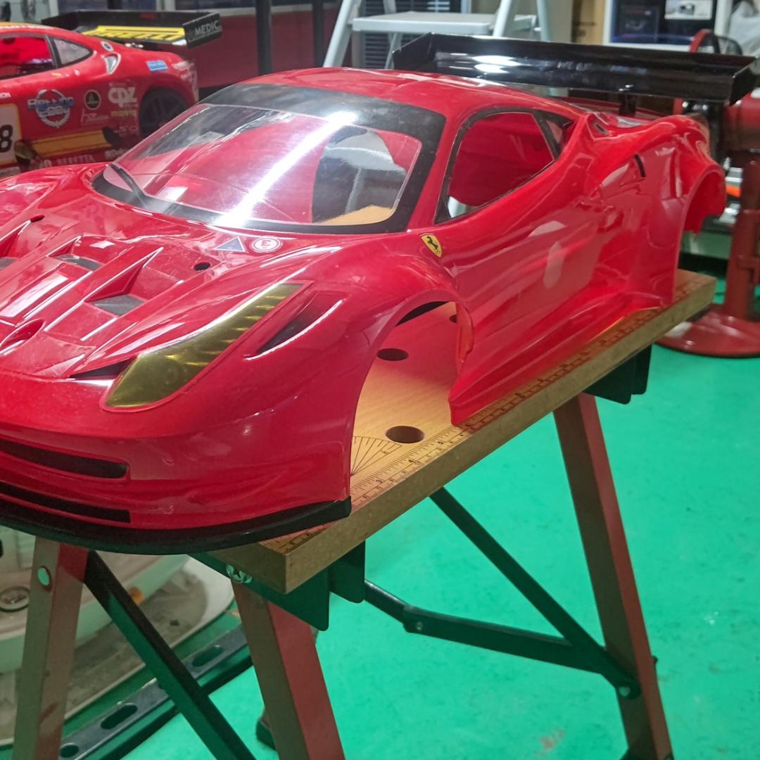 まつ様専用 京商KYOSHO フェラーリ458 インファーノ1/8 ボディー