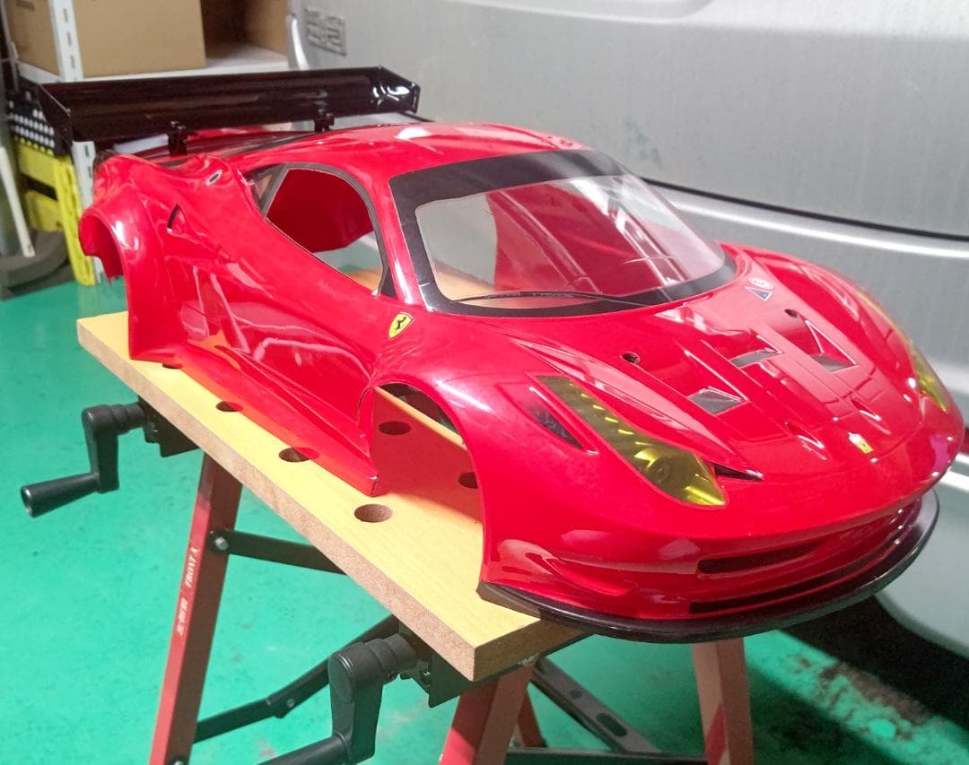 まつ様専用 京商KYOSHO フェラーリ458 インファーノ1/8 ボディー
