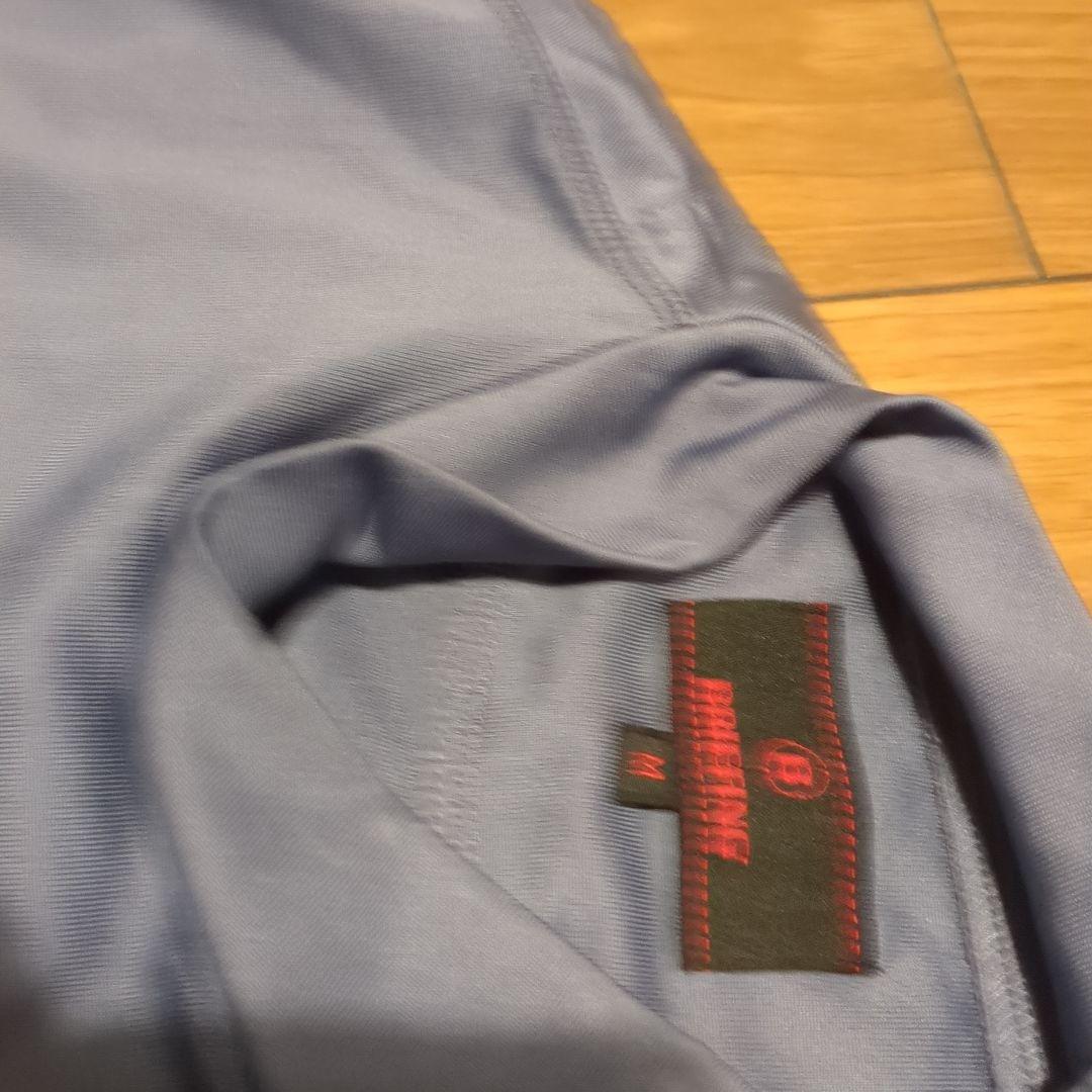 ブリーフィング　モックネックシャツ　Mサイズ　グレージュ