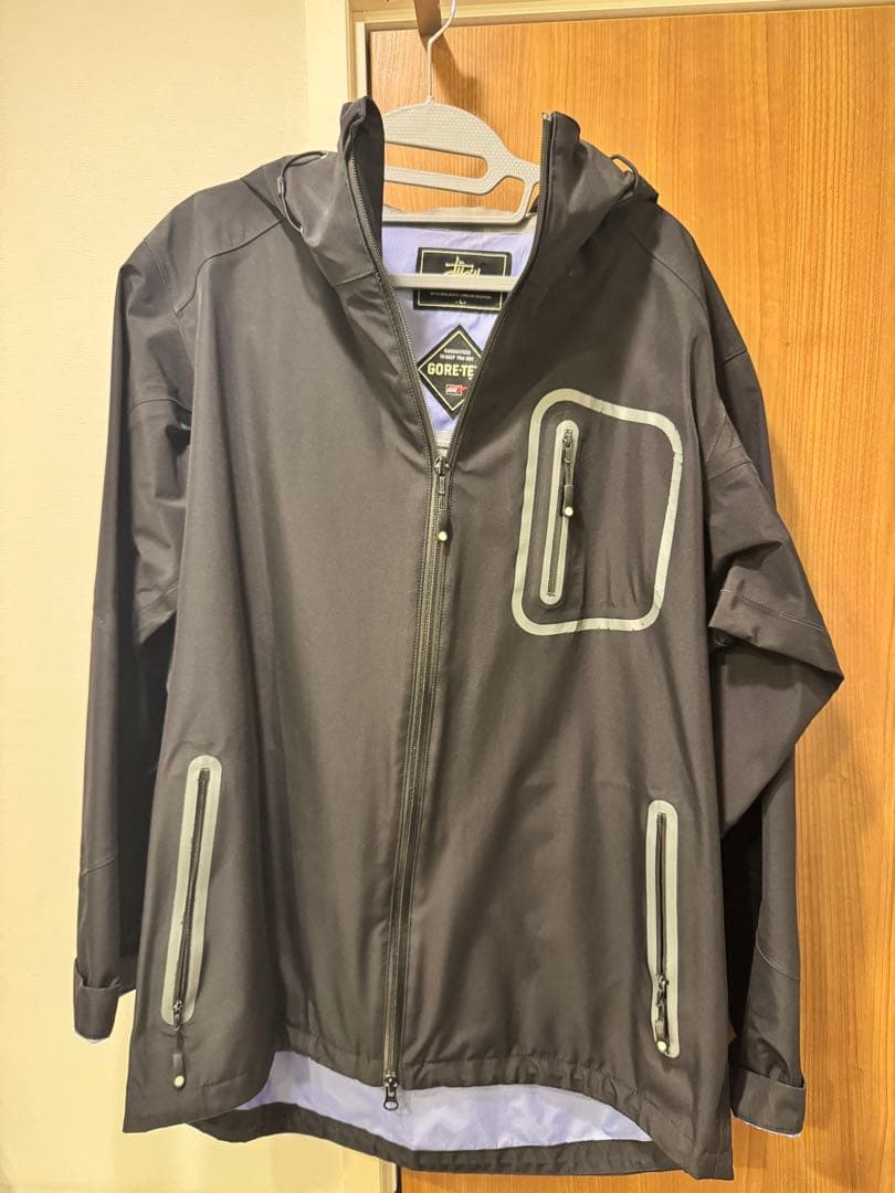 STUSSY × AFDICEGEAR GORE-TEX ジャケットブラック L