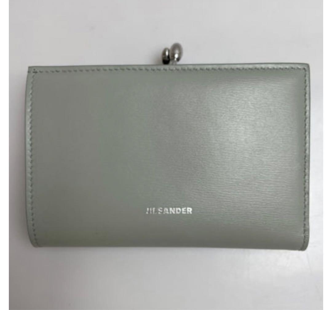 大幅値下げ】ジルサンダー がま口 二つ折り財布【Jil Sander 大幅値下げ】ジルサンダー がま口 二つ折り財布【Jil Sander