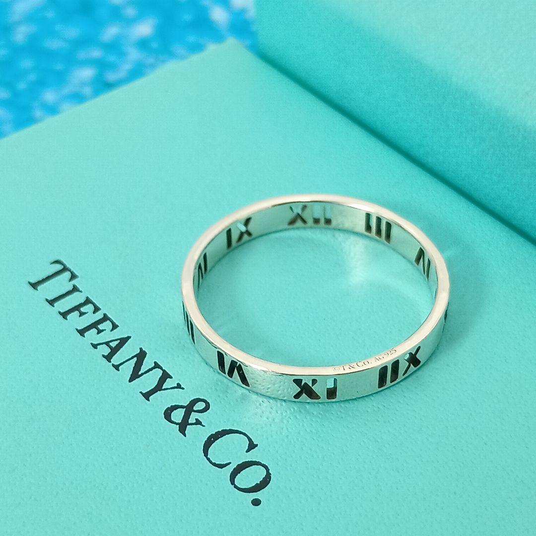 希少TIFFANY&Co　ティファニー　25号 アトラス オープン リング 指輪