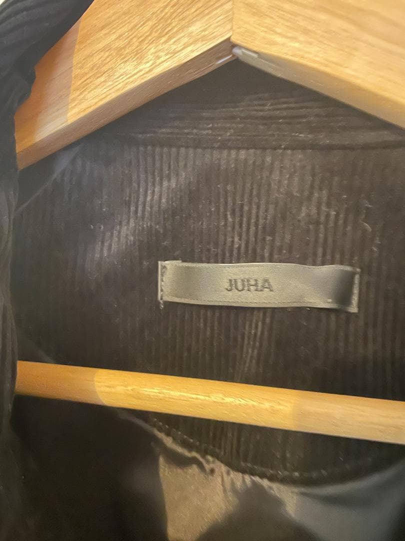 JUHAユハ　ORGANIC CORDUROY RIDING JACKET