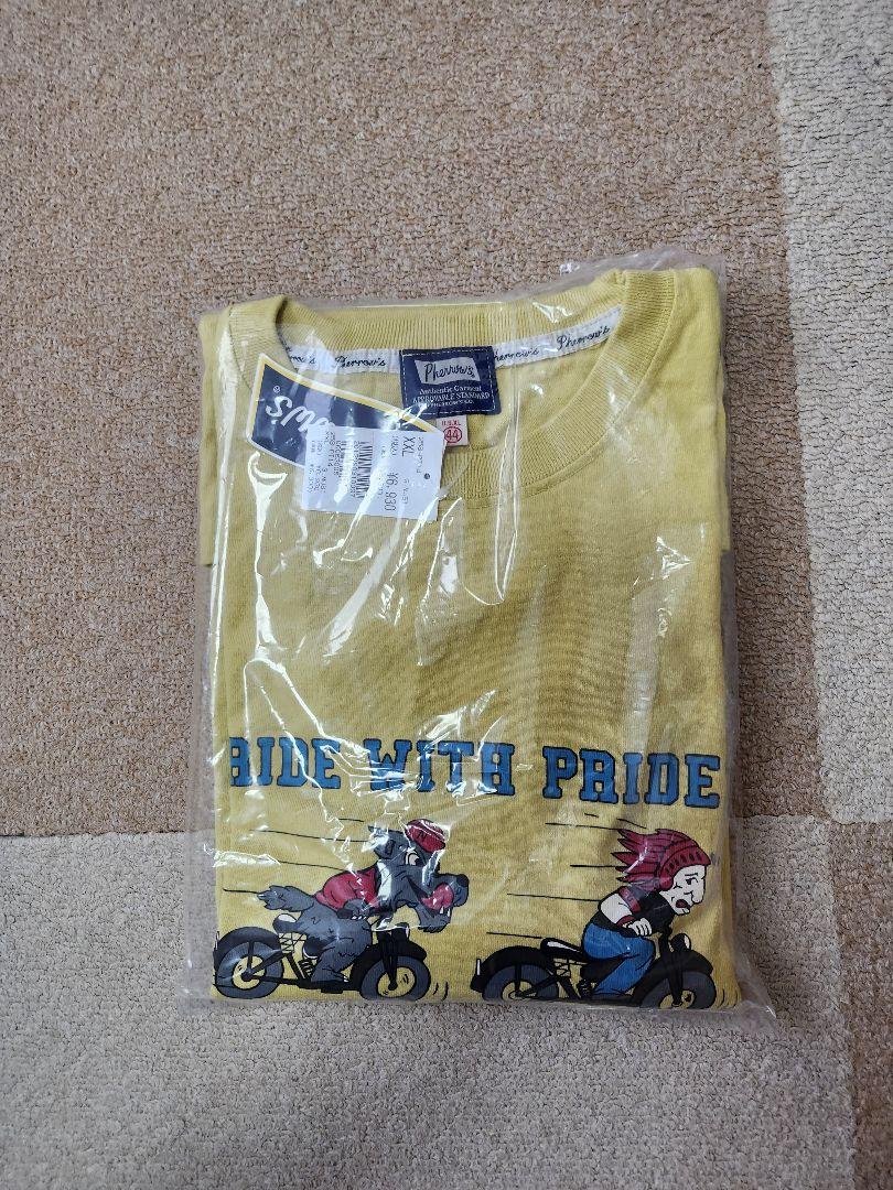 Pherrow\'s Tシャツ 25S-PT14 イエローXXL
