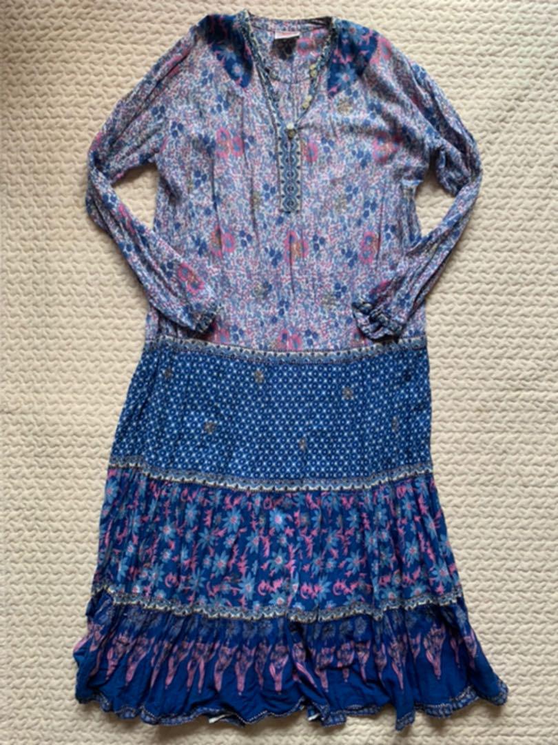 70s vintage indian cotton dress