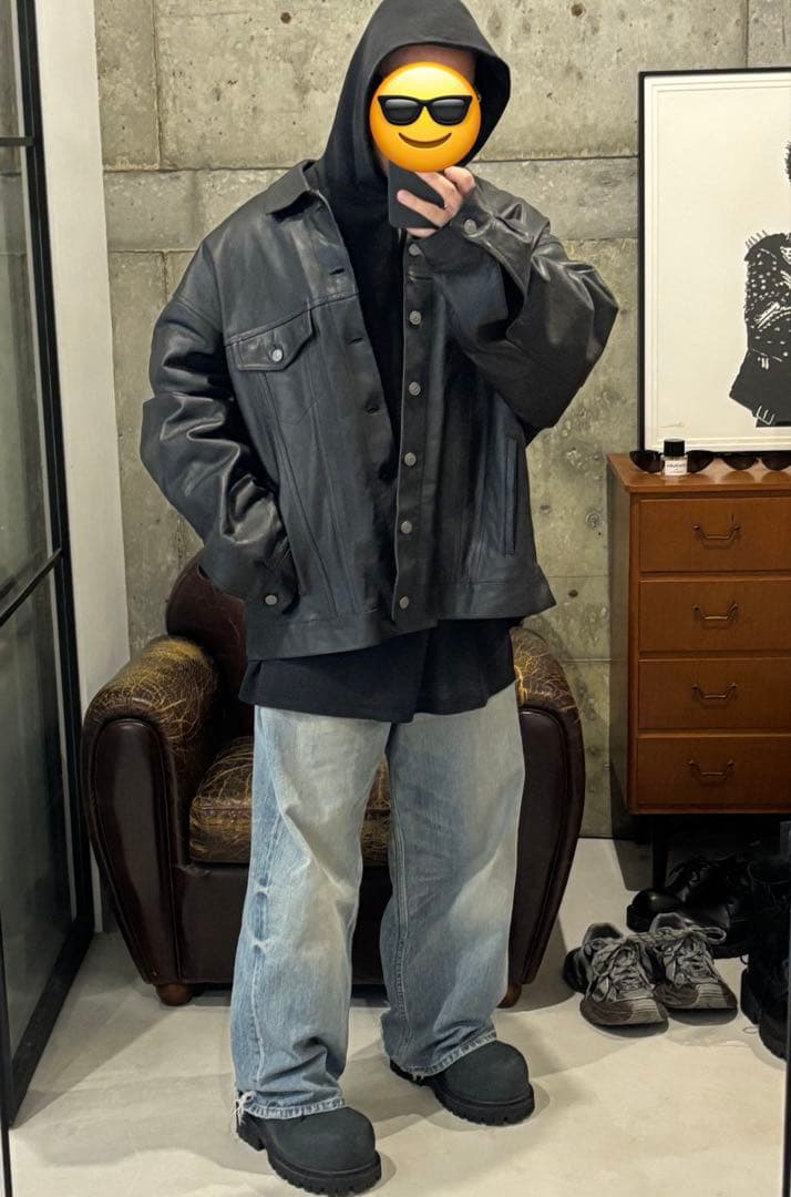 balenciaga レザージャケット デニムジャケット 1 balenciaga レザージャケット デニムジャケット 1