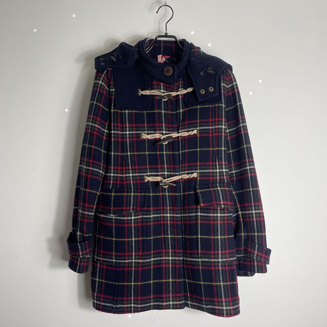 Tommy jeansコーデュロイチェックコート