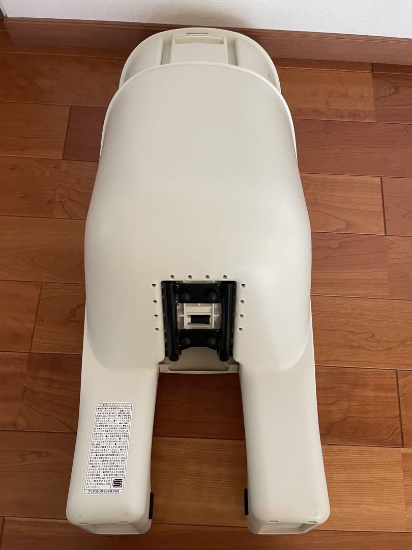 【値下げ】bikke2 専用フロントチャイルドシート（白）　シートクッション付き