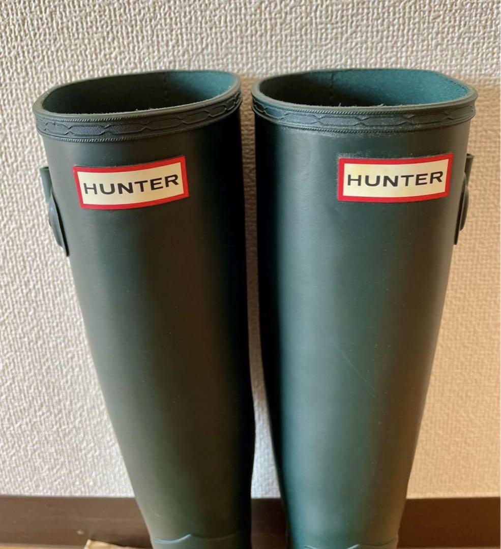 HUNTER ダークグリーン 長靴