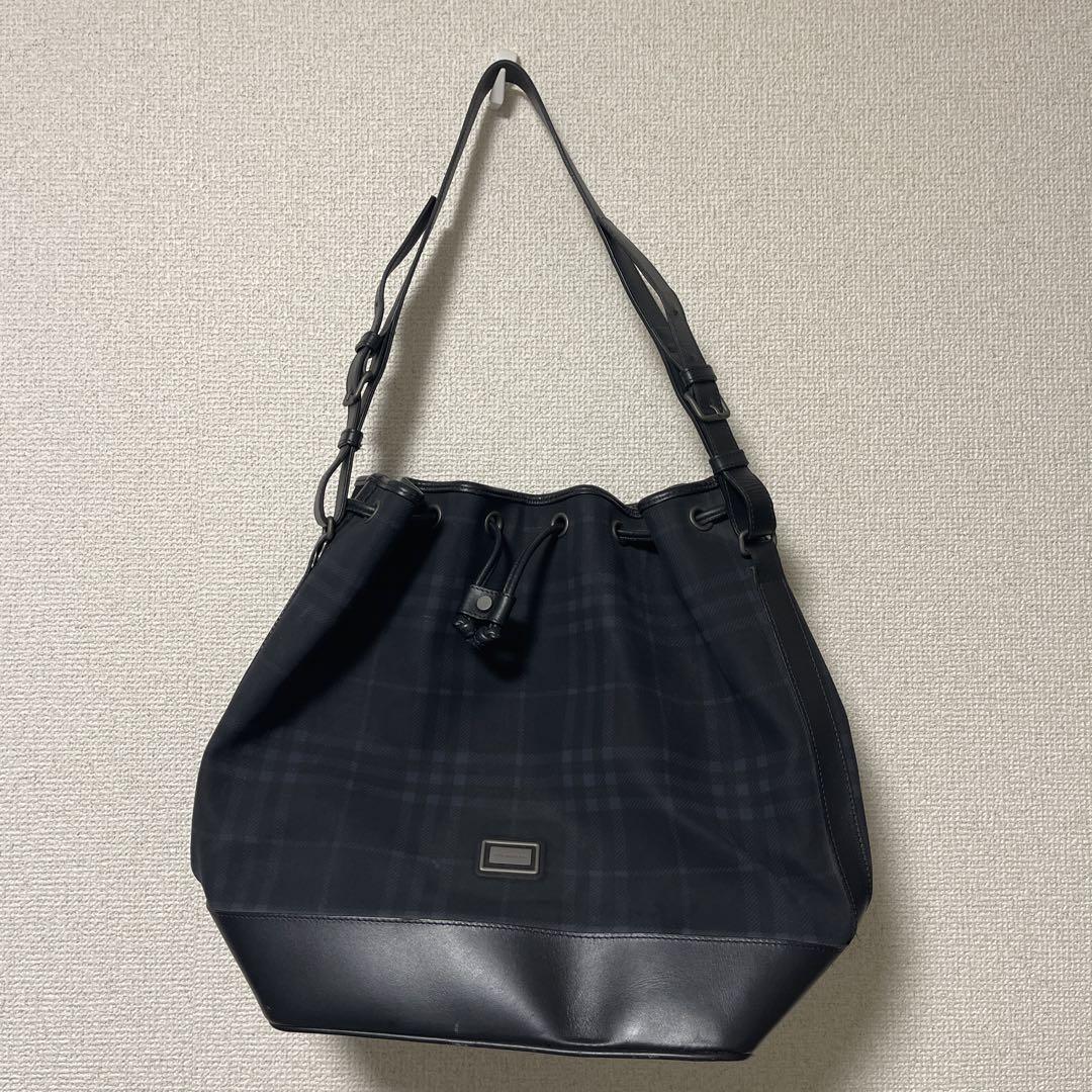 BURBERRY バーバリー ショルダーバッグ バケツ型 収納袋付