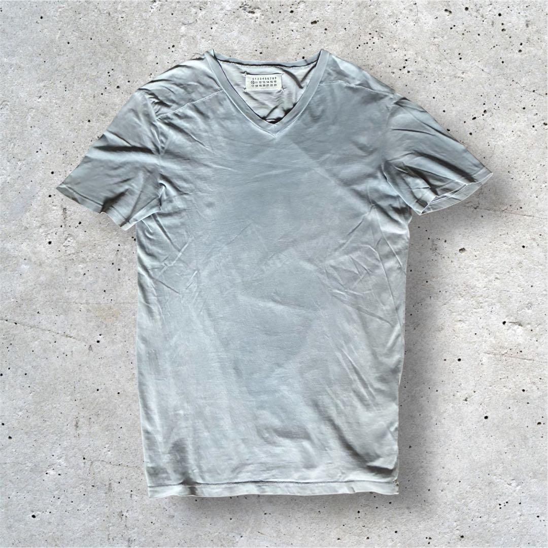 MartinMargielaマルタンマルジェラ　ここのえ期　本人期のTシャツ Maison Margiela 本人期 ここのえ マルジェラ vネックtシャツ
