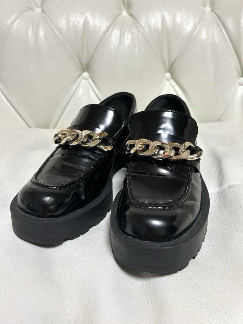 中古・古着通販】ZARA (ザラ) Vibram ローファー ブラック