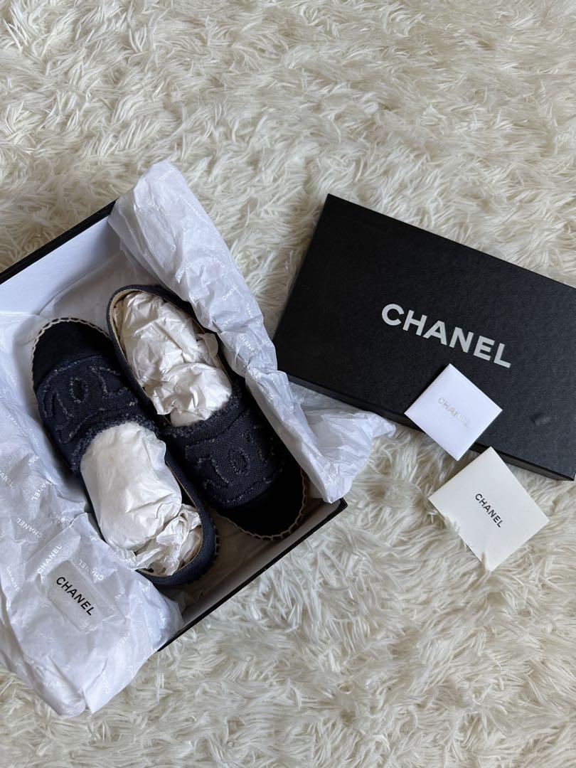 CHANEL シャネル デニム エスパドリーユ 36