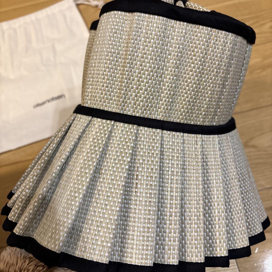 【美品】Lorna Murray プリーツ麦わら帽子 Sサイズ