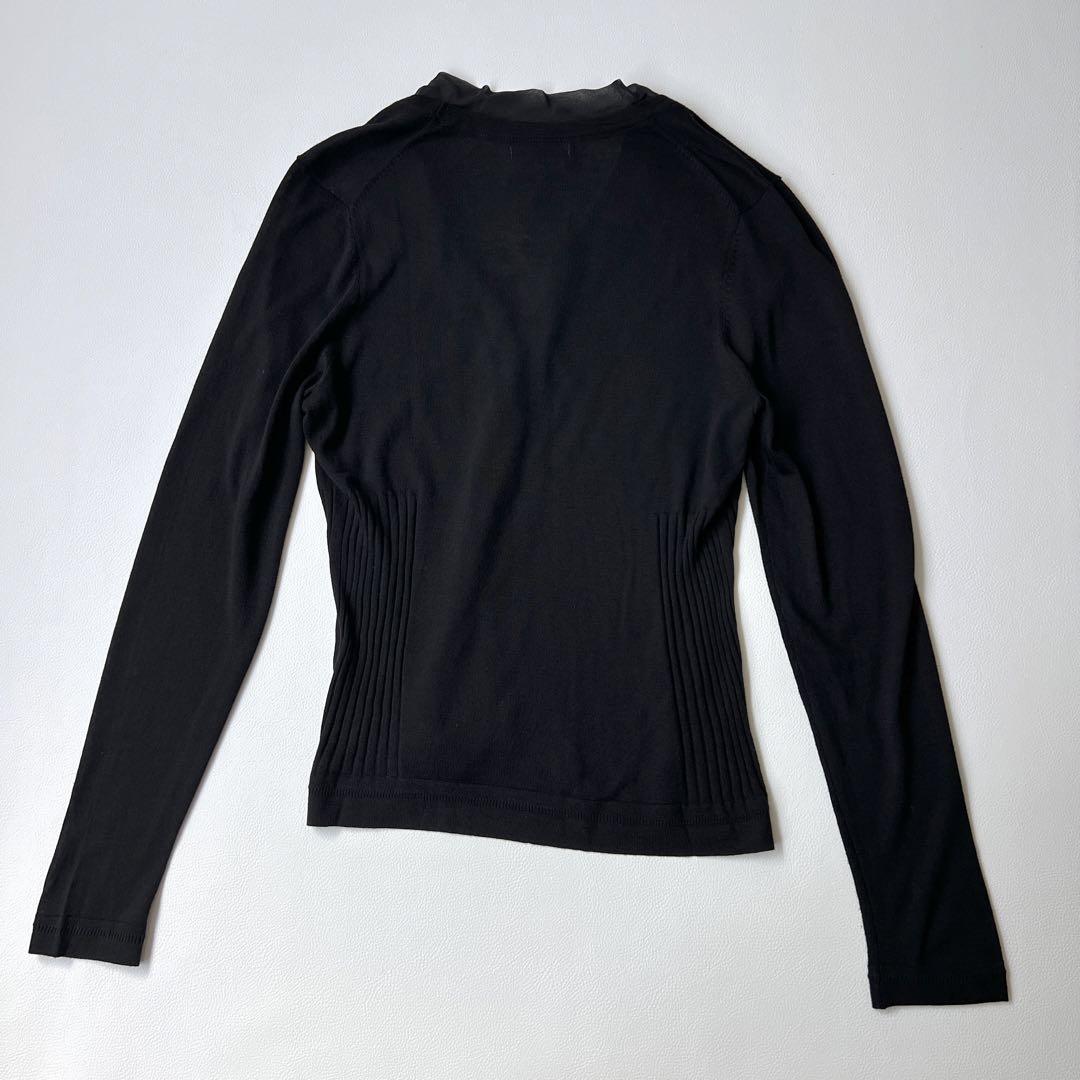 極美品 HIROKO BIS ヒロコビス アンサンブル リブニット