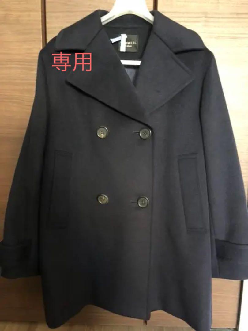 〈VERMEILE per iena〉ピーコート、ニット