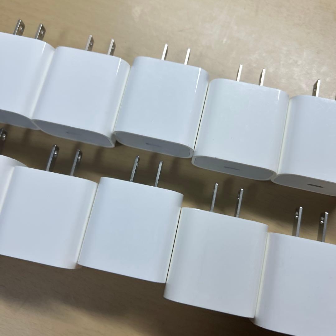 純正　Apple 20W USB-C 電源アダプタ充電器　10個　中古