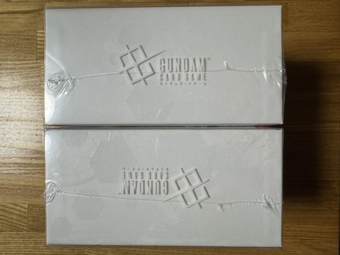 新品未開封　ガンダムカードゲーム　リミテッドBOX Ver.β 2BOXセット