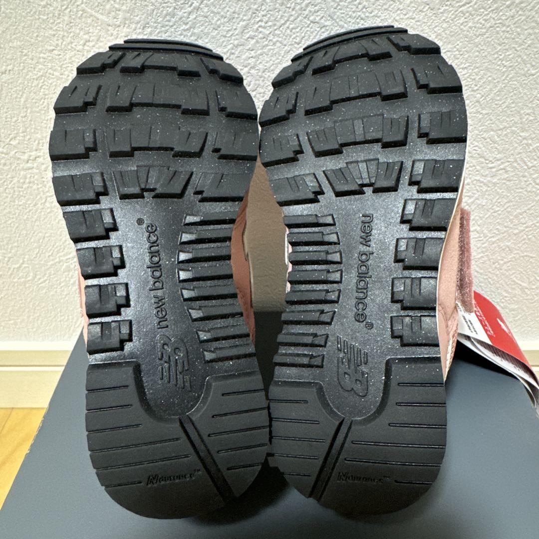 新品　NB ニューバランス　キッズ　ジュニア　スニーカー　通学　ピンク　17.5
