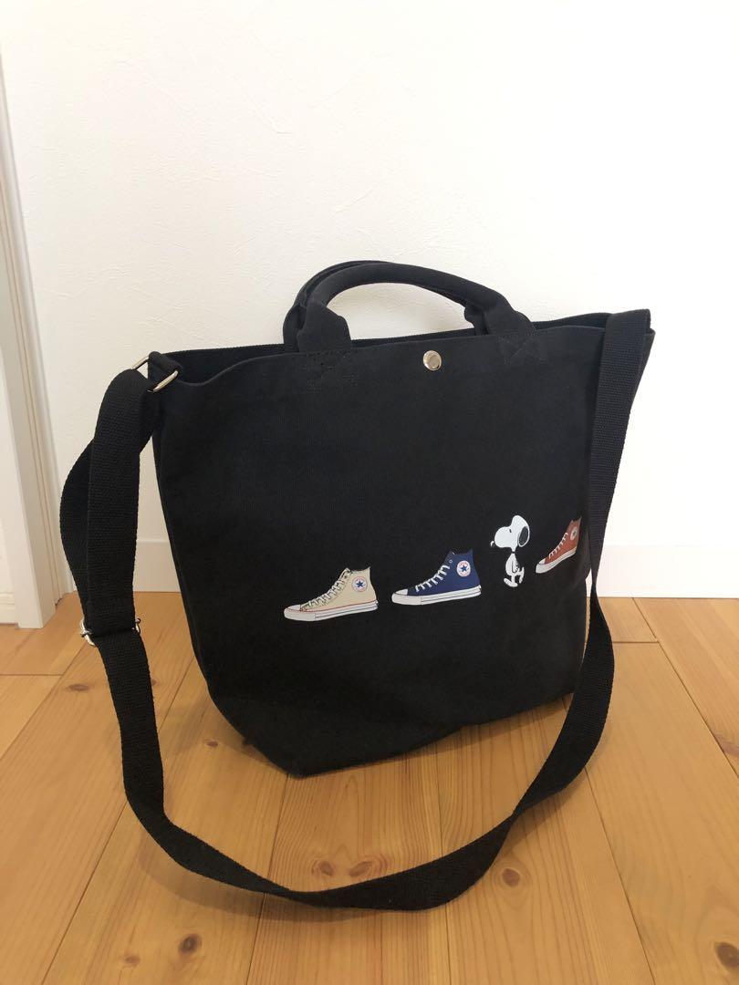 PEANUTS CONVERSE コラボ トートバッグ 2way - メルカリ