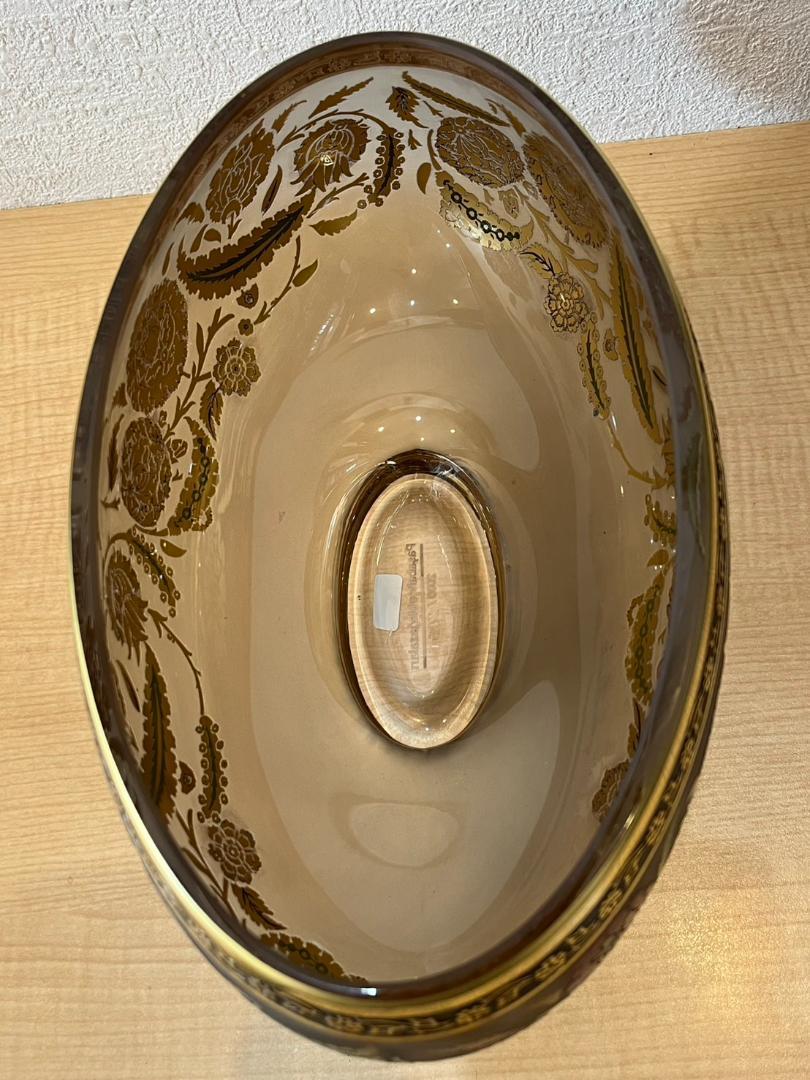 【超美品】トルコ　金彩　エナメル彩　ボウル　シャヘステゴンドル 超美品】トルコ 金彩 エナメル彩 ボウル シャヘステゴンドル