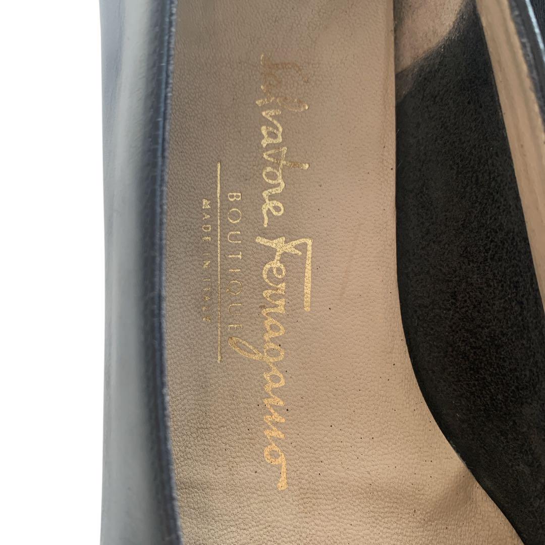 Salvatore Ferragamo フェラガモ　バレエフラットシューズ 黒