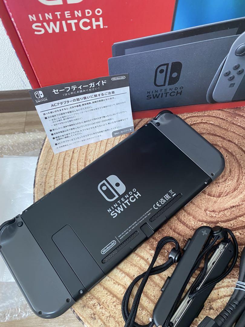 Nintendo Switch ニンテンドースイッチ本体　グレー ①