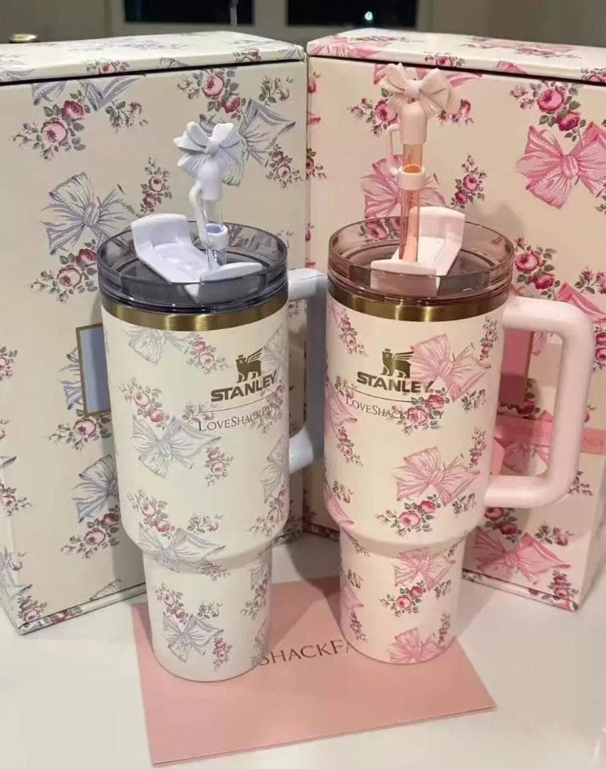 STANLEY 花柄タンブラー 2個セット