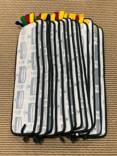 新品　業務用　ラバーメイド　フラットモップ　ウェットパット　グレー色