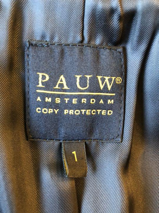 PAUW ポウ 黒 ブラック ウール コート レディース オシャレ Aライン