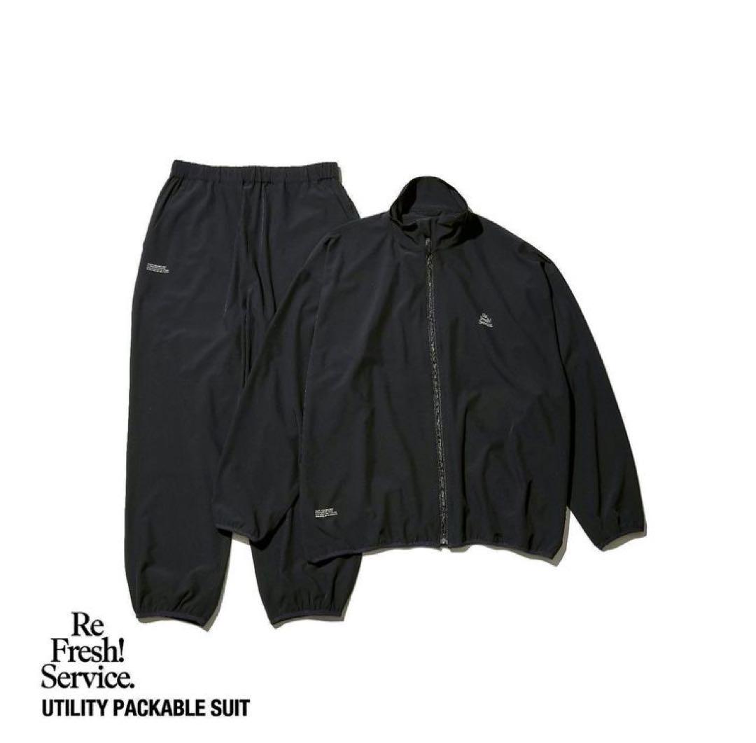 freshservice UTILITY PACKABLE SUIT ブラックL
