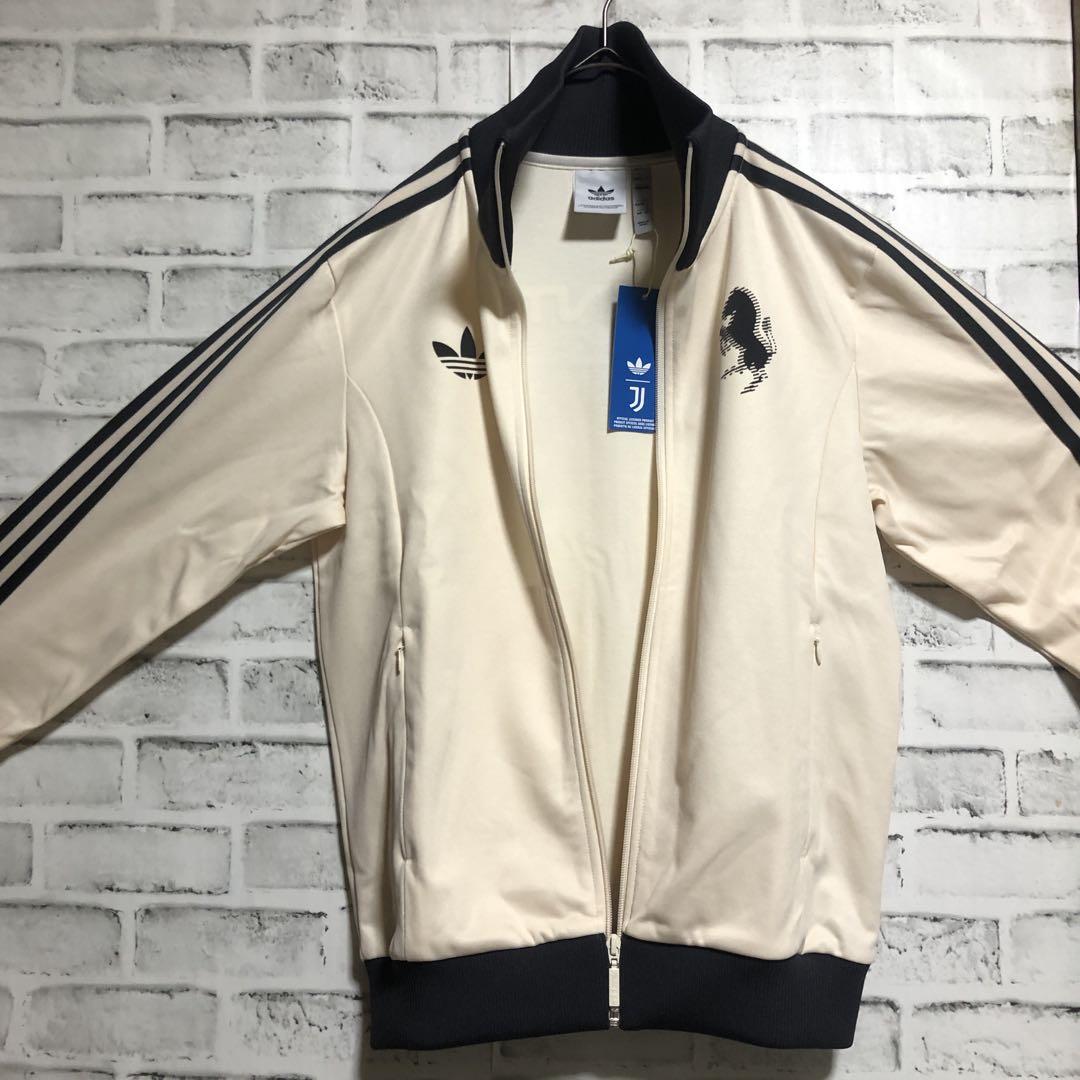 新品3XL⭐️adidasユベントス トラックジャケット トレファイル ベージュ灰