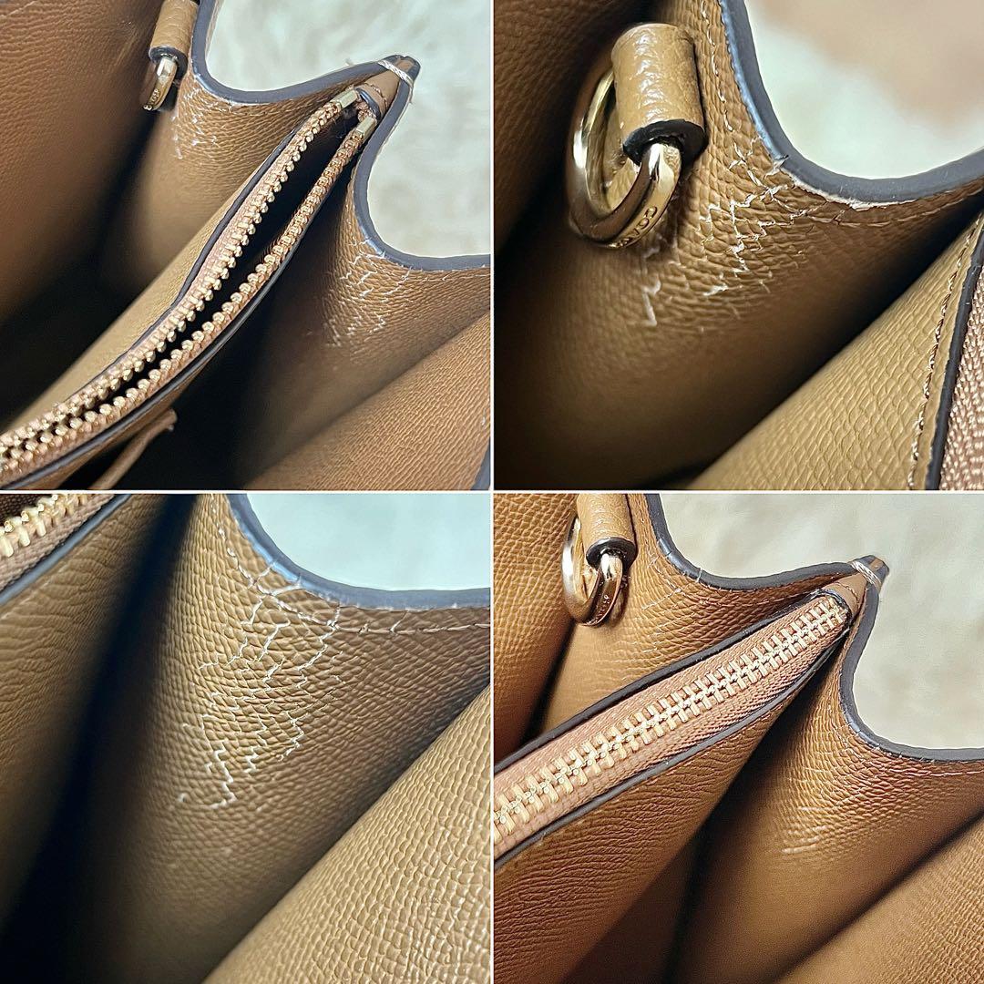 COACH チャーリーキャリーオール ウィズカラーブロック ハンドバッグ