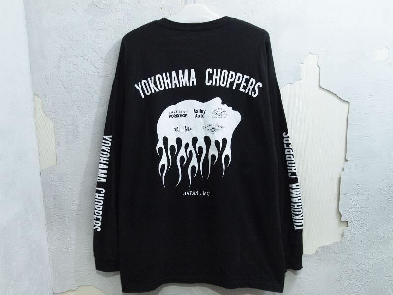美品 CHALLENGER 限定 YOKOHAMA CHOPPERS ロンT