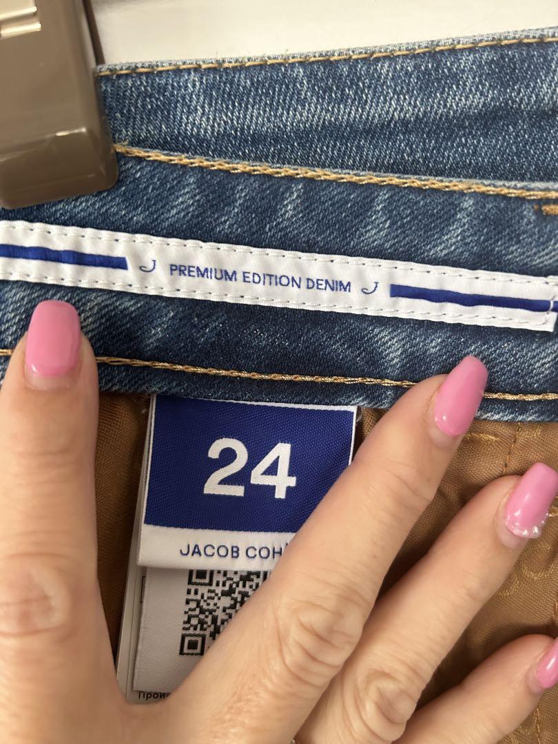 JACOB COHEN ライトブルーデニム パッチワーク
