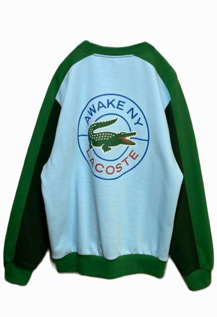 【入手困難】LACOSTE　ラコステ　awake コラボ　スウェット　刺繍