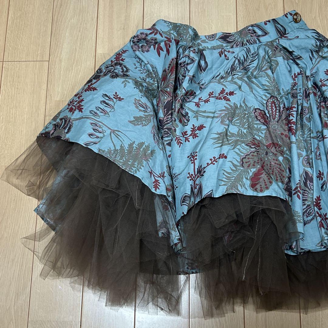 Westwood ブロケードフラワースカート