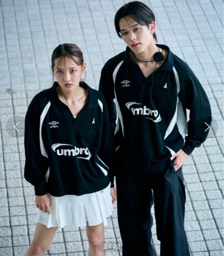 UMBRO×ALAND ユニフォームプルオーバー ブラック UMBRO×ALAND ユニフォームプルオーバー ブラック ALAND