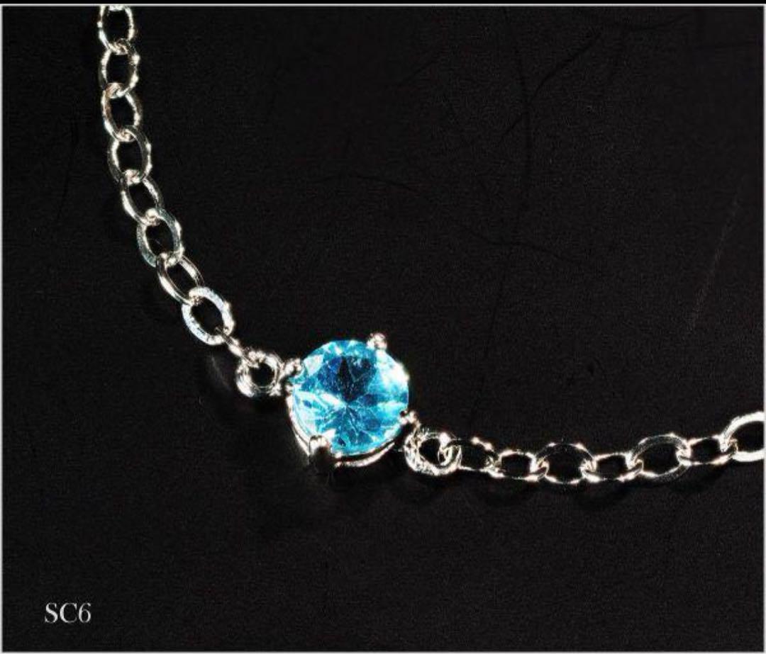 天然 アパタイト ブレスレット 一粒 約0.5ct CS-7 数量限定