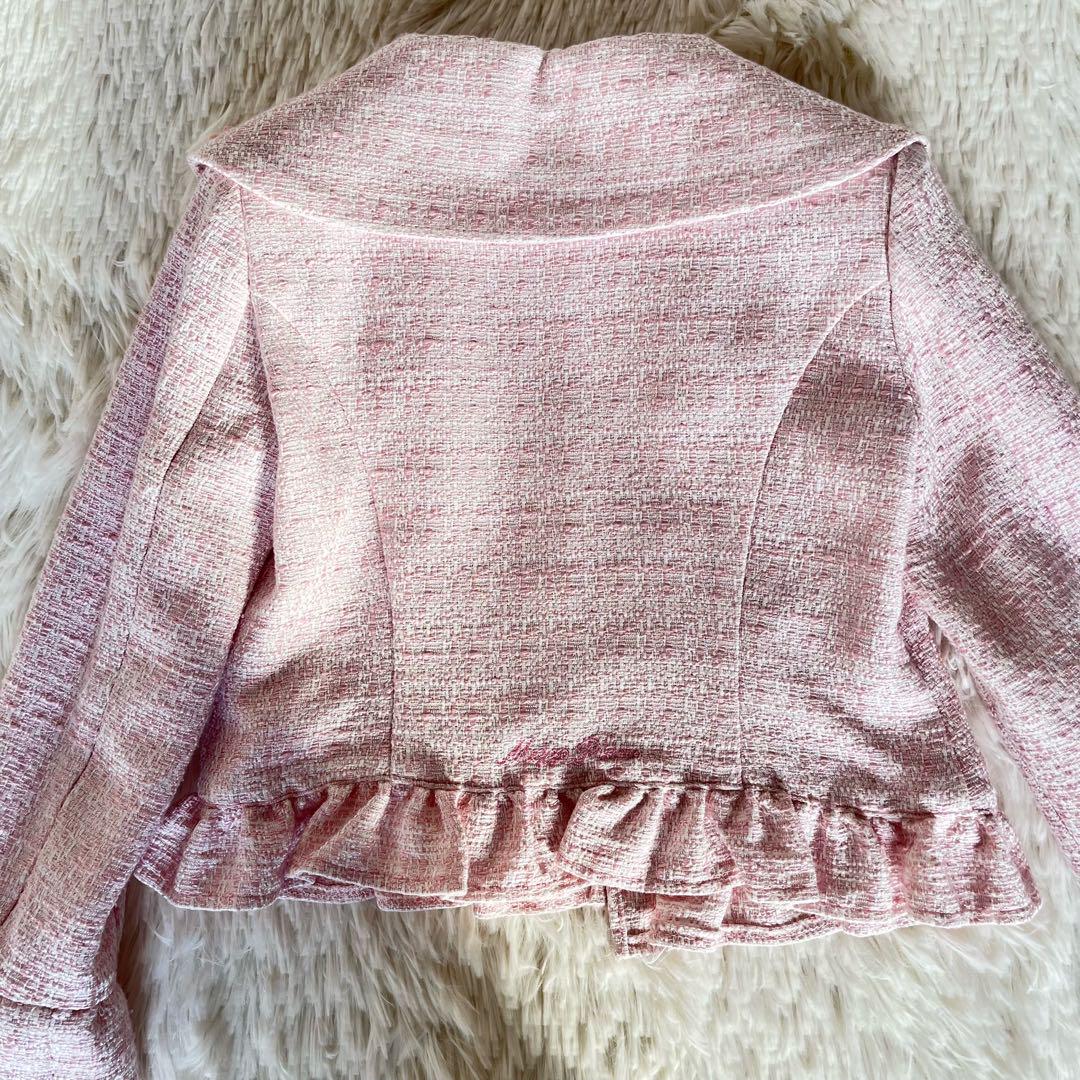 ♡メゾピアノ セットアップスーツ 刺繍 花柄 バルーンスカート 120