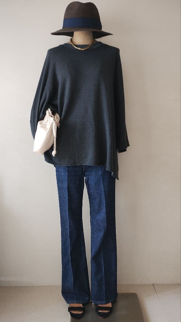 交渉中 C6514 REMI RELIEF裏毛トップス×アッパーハイツデニム