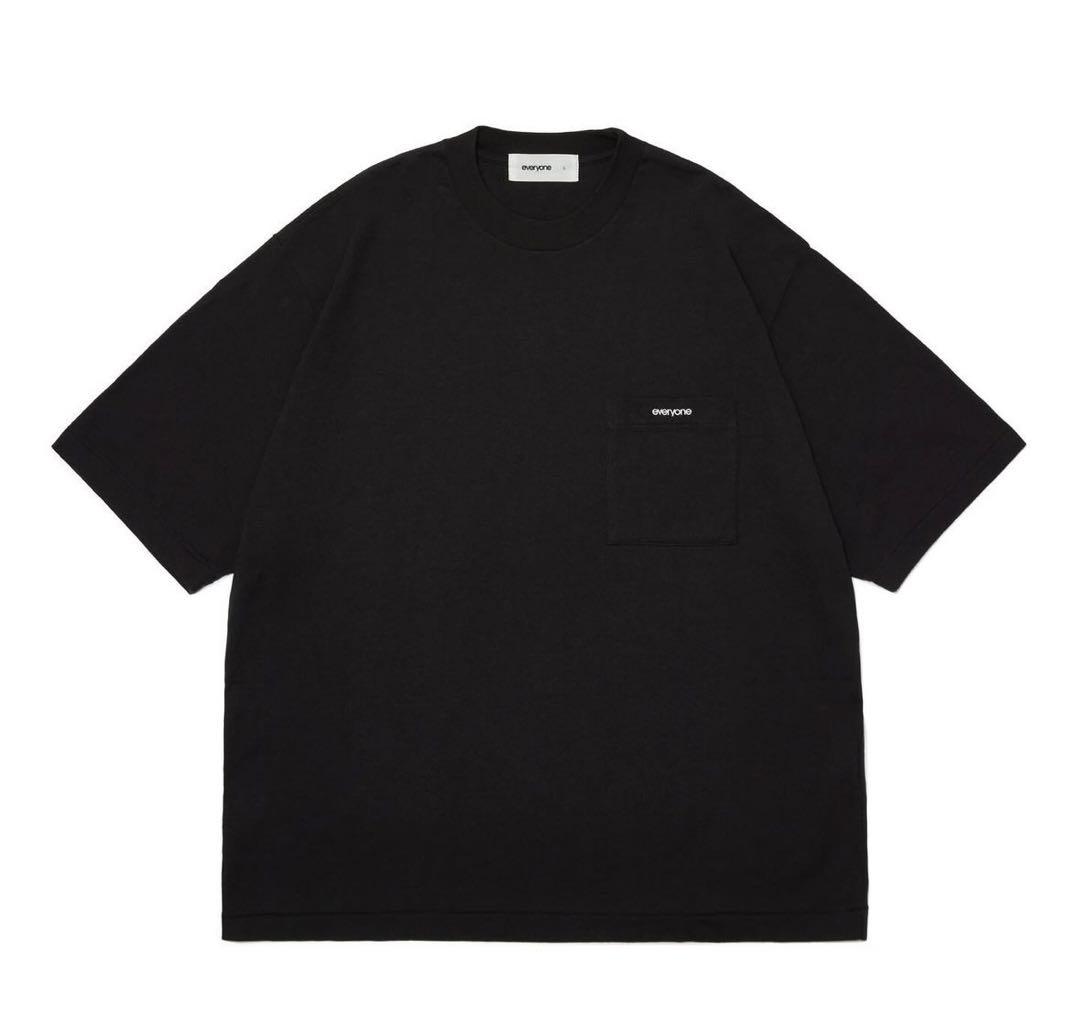 everyone pocket tee shirt BLACK Lサイズ