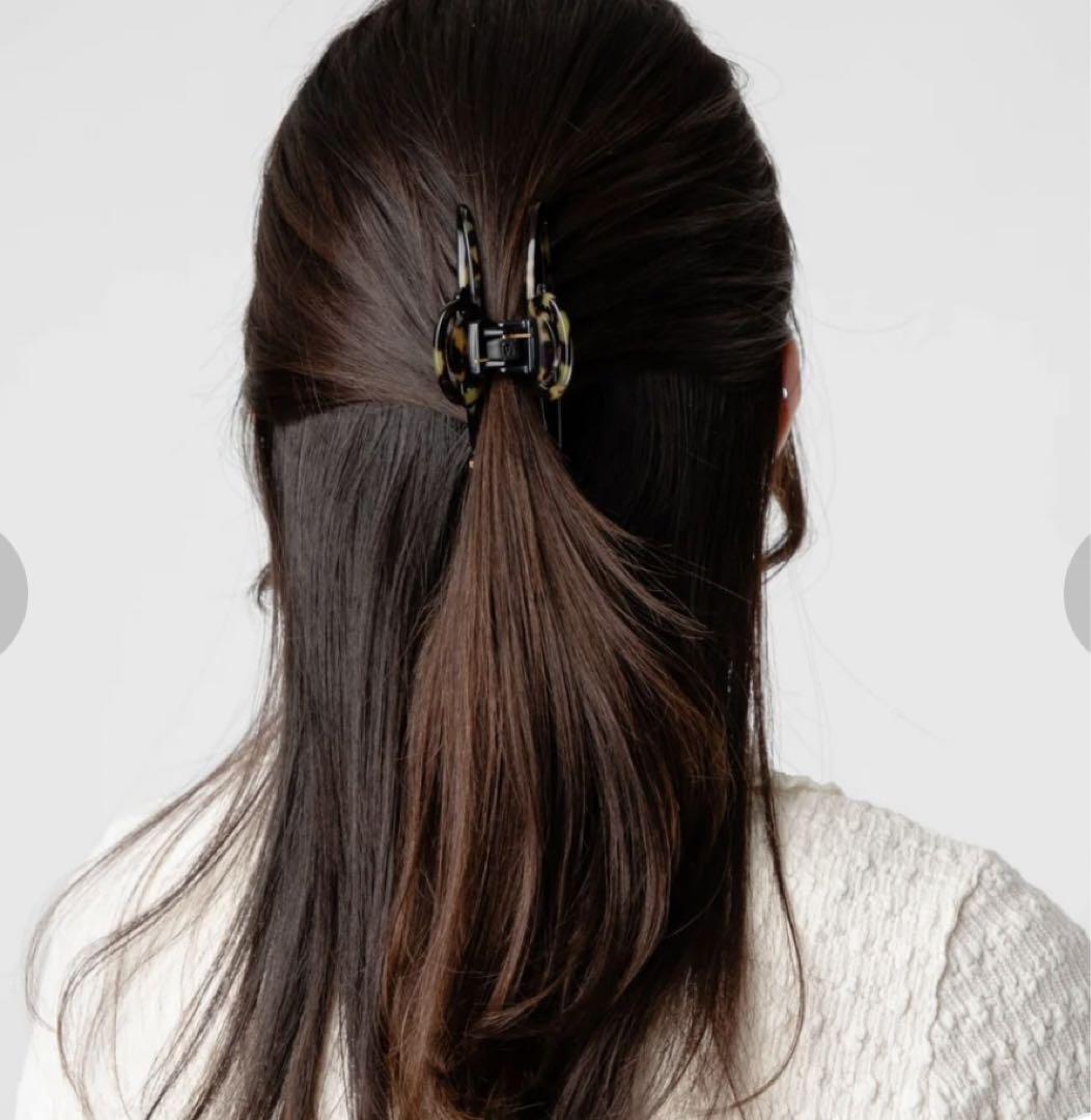 ALEXANDRE DE PARIS ブラックヘアクリップ ALEXANDRE DE PARIS ヘアクリップ ブラック