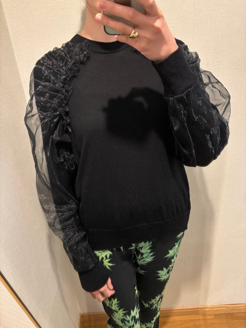 noir kei ninomiya ノワールケイニノミヤ チュール ニット noir kei ninomiya ノワールケイニノミヤ チュール ニット