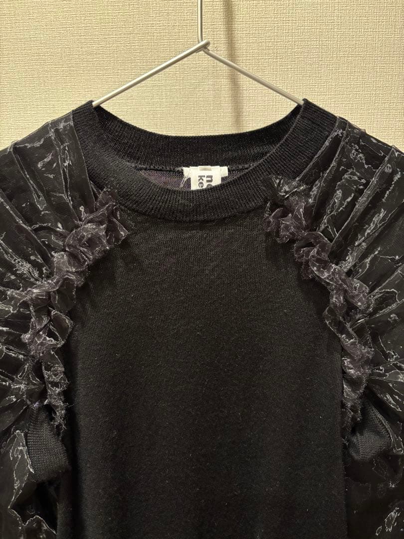 noir kei ninomiya ノワールケイニノミヤ チュール ニット noir kei ninomiya ノワールケイニノミヤ チュール ニット