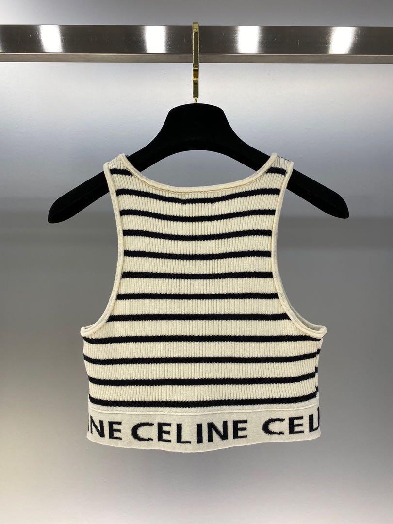 CELINE スポーツブラ タンクトップ ボーダー