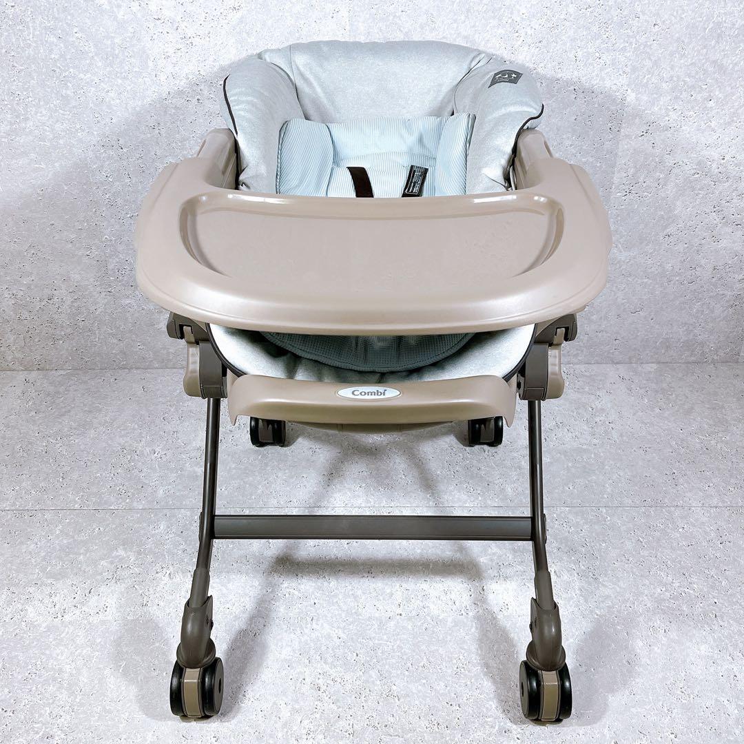 付属品完備 洗濯済み♪コンビ 電動バウンサー ハイローチェア 新生児〜