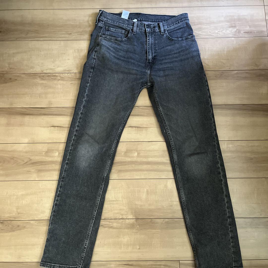 リーバイスブラック(加工)デニム505古着 画像3