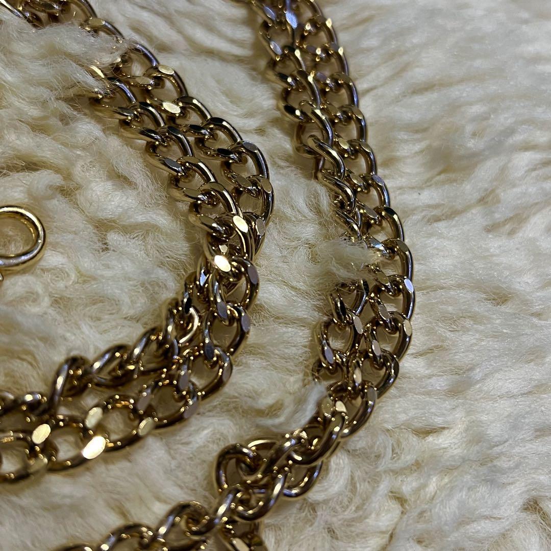 美品　CHANEL シャネル　ベルトチェーン　金　COCO ベルト