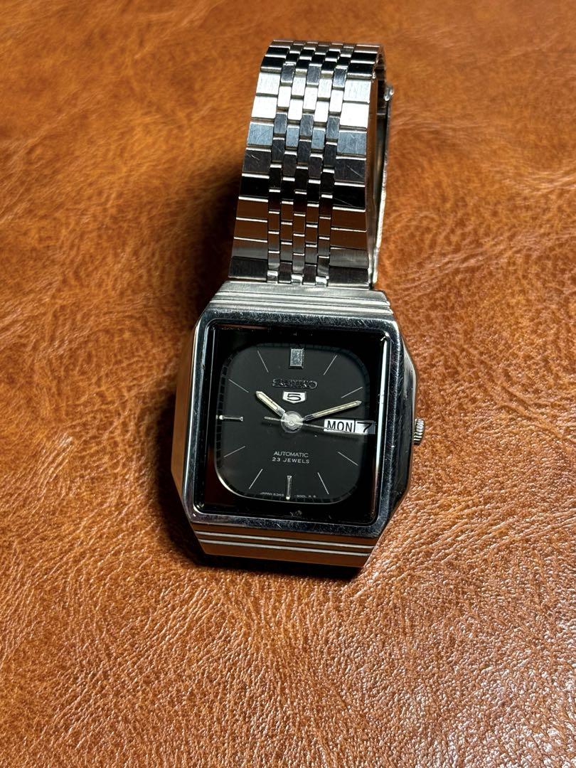 A145希少 稼動品 SEIKO quartz スクエア型 70年代ヴィンテージ A193 希少 稼動品 SEIKO 5 スクエア型 80年代ヴィンテージ